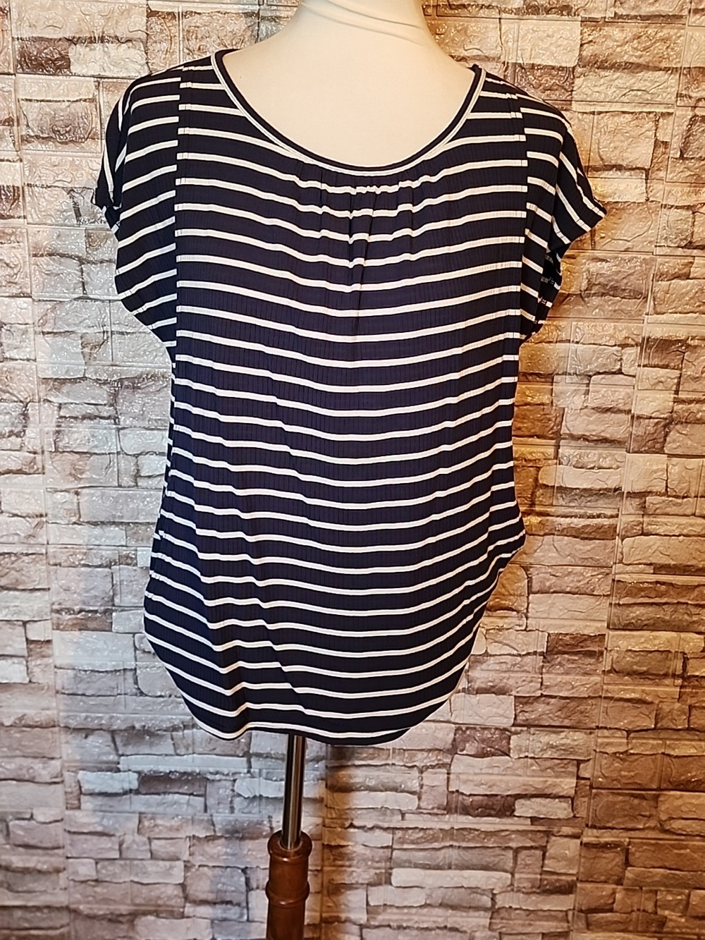 Old Navy Dark Blue & White Maternity Sunday Sleep